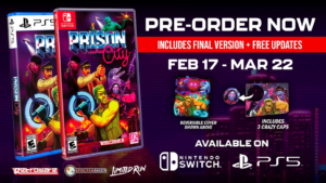 Physical editions include reversible cover, manual, and Crazy Caps. Version 1.0.4.0 available now across all platforms